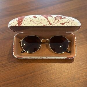 Madewell sunglasses and case